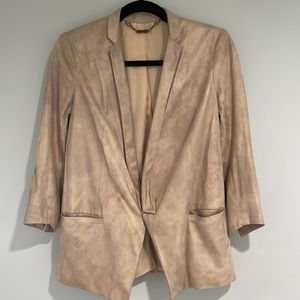 Capulet Beige Suede Blazer